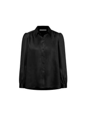 Schwarze elegante Damenbluse