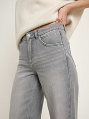 Relaxed Jeans GOTS - Light Grey Denim