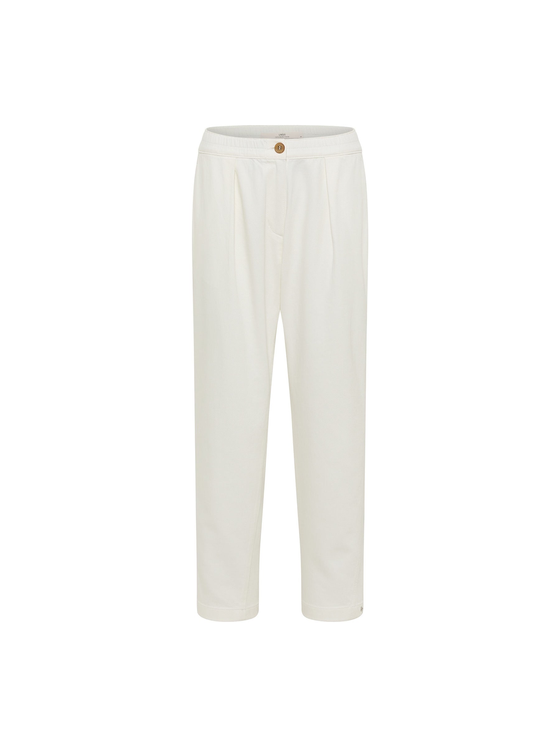 Hose mit Gummiband GOTS - White
