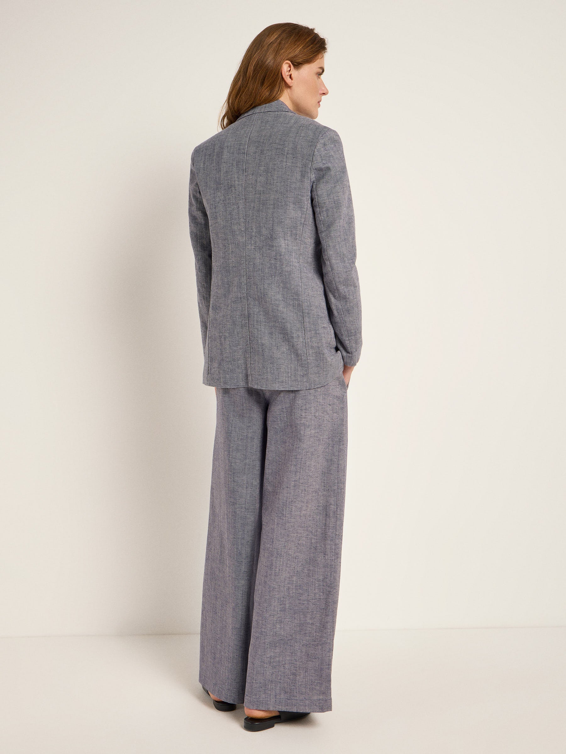 Blazer GOTS - Dark Blue Melange