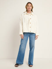Relaxed Jacke GOTS - White
