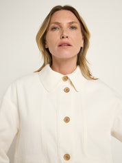 Relaxed Jacke GOTS - White