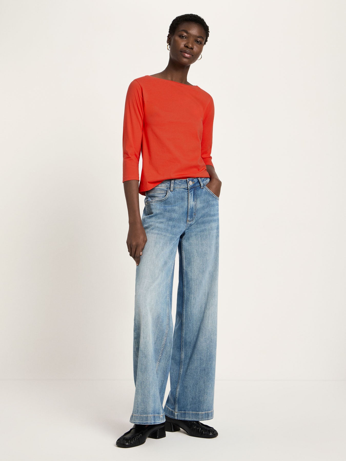 U-Boot Shirt mit 3/4 Arm GOTS