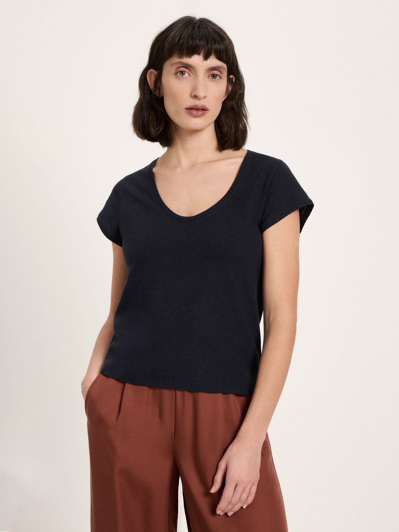 Shirt mit tiefem Ausschnitt OCS