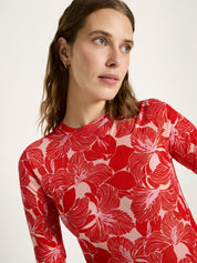 Stehkragenshirt aus TENCEL