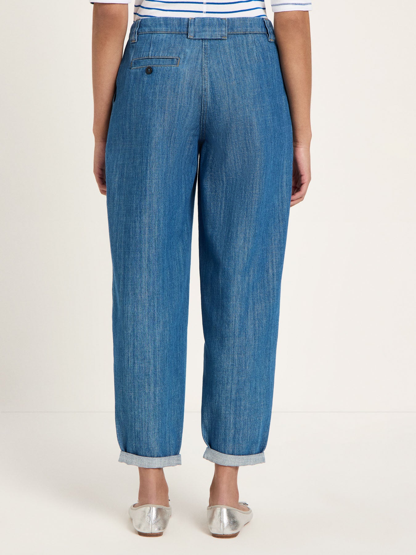 Jeans mit Bundfalte GOTS