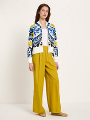 Jacquard Strickjacke GOTS