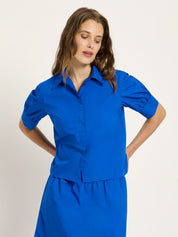 Bluse mit Puffärmeln GOTS