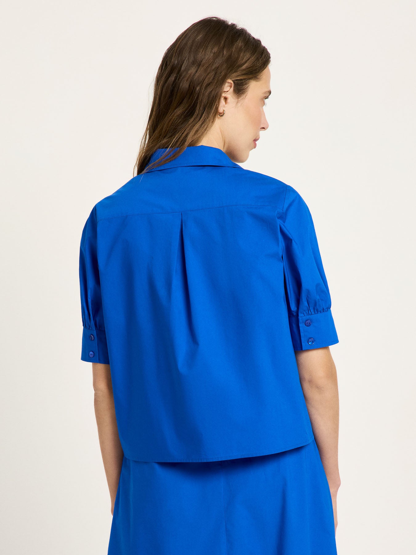 Bluse mit Puffärmeln GOTS