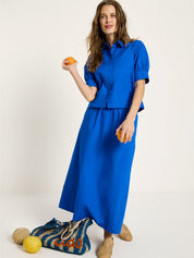 Bluse mit Puffärmeln GOTS