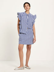 Vichy-Karo Bluse GOTS