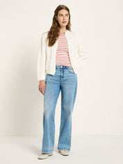 Strickjacke mit Struktur GOTS