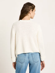 Strickjacke mit Struktur GOTS