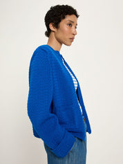 Strickjacke mit Struktur GOTS