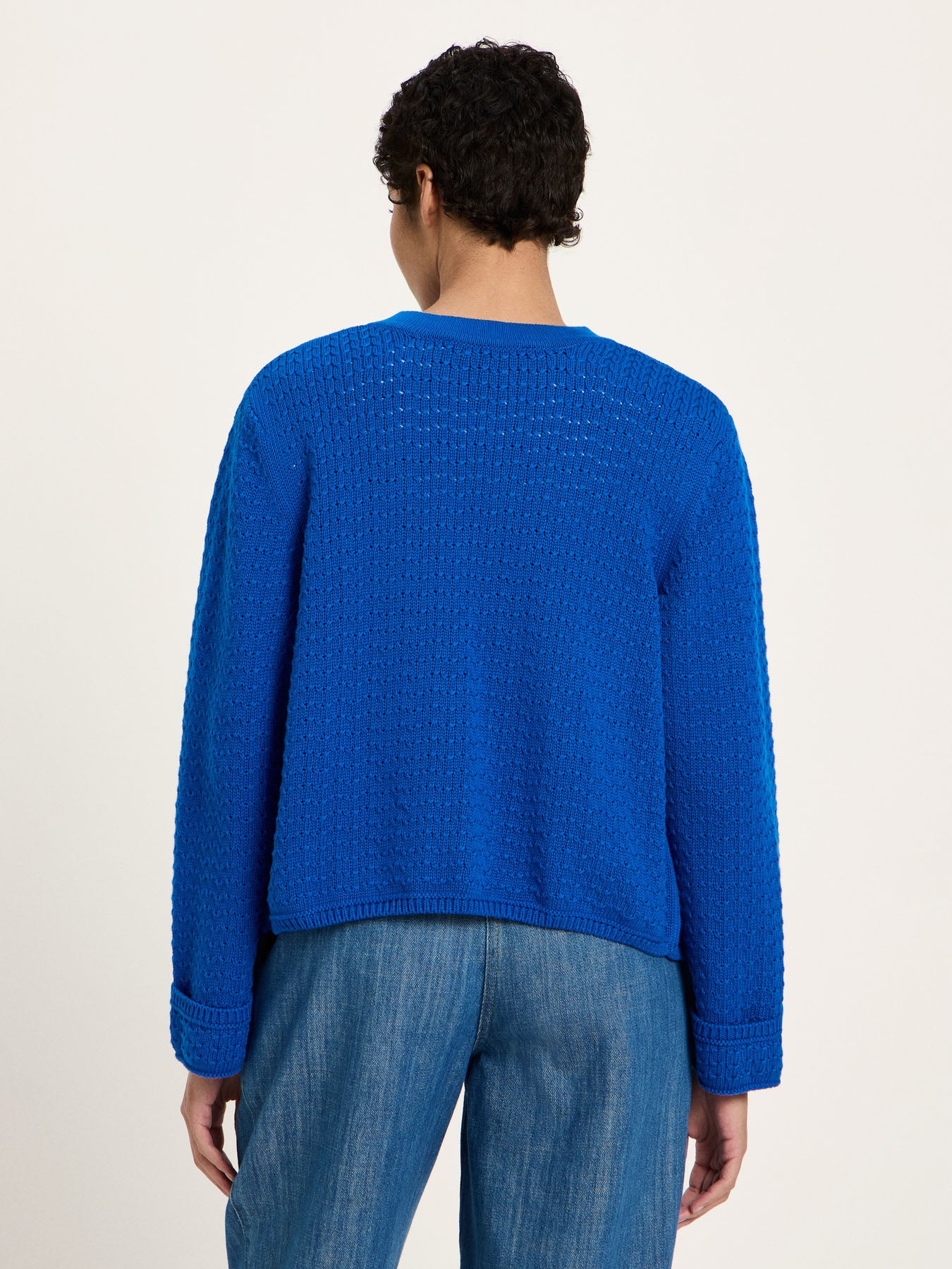 Strickjacke mit Struktur GOTS