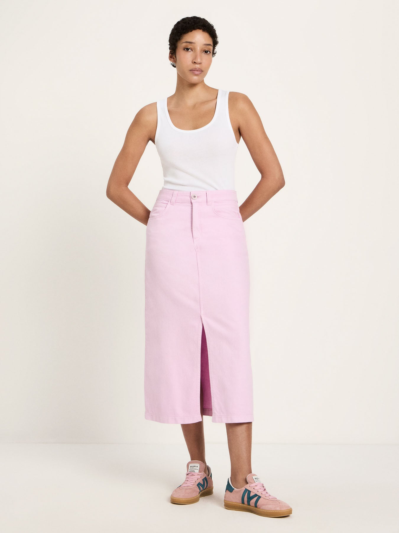 Rock mit Schlitz GOTS