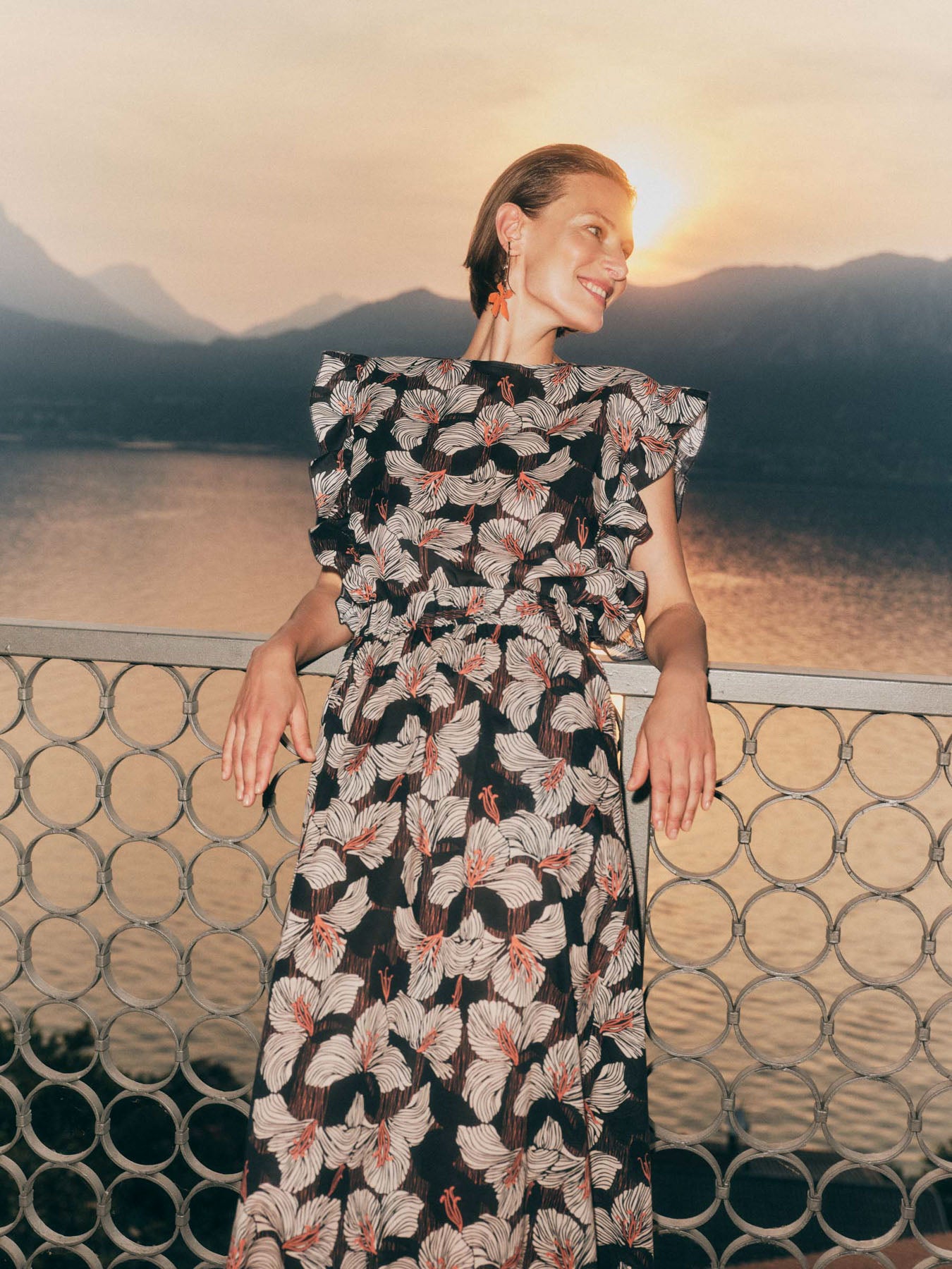 Blusenshirt mit Volant GOTS