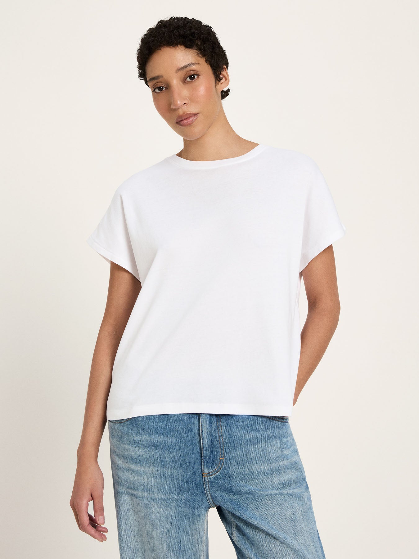 Shirt GOTS mit übers. Schulter