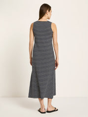 Maxikleid Ärmellos GOTS