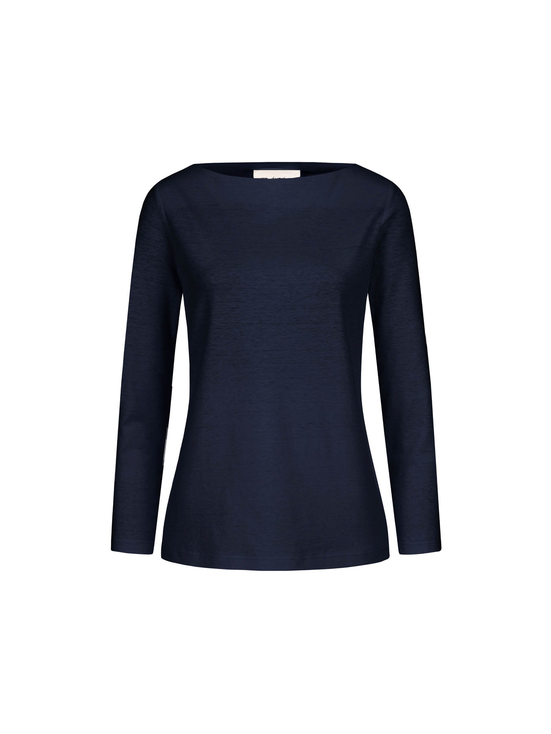 Marineblaues Langarmshirt für Damen