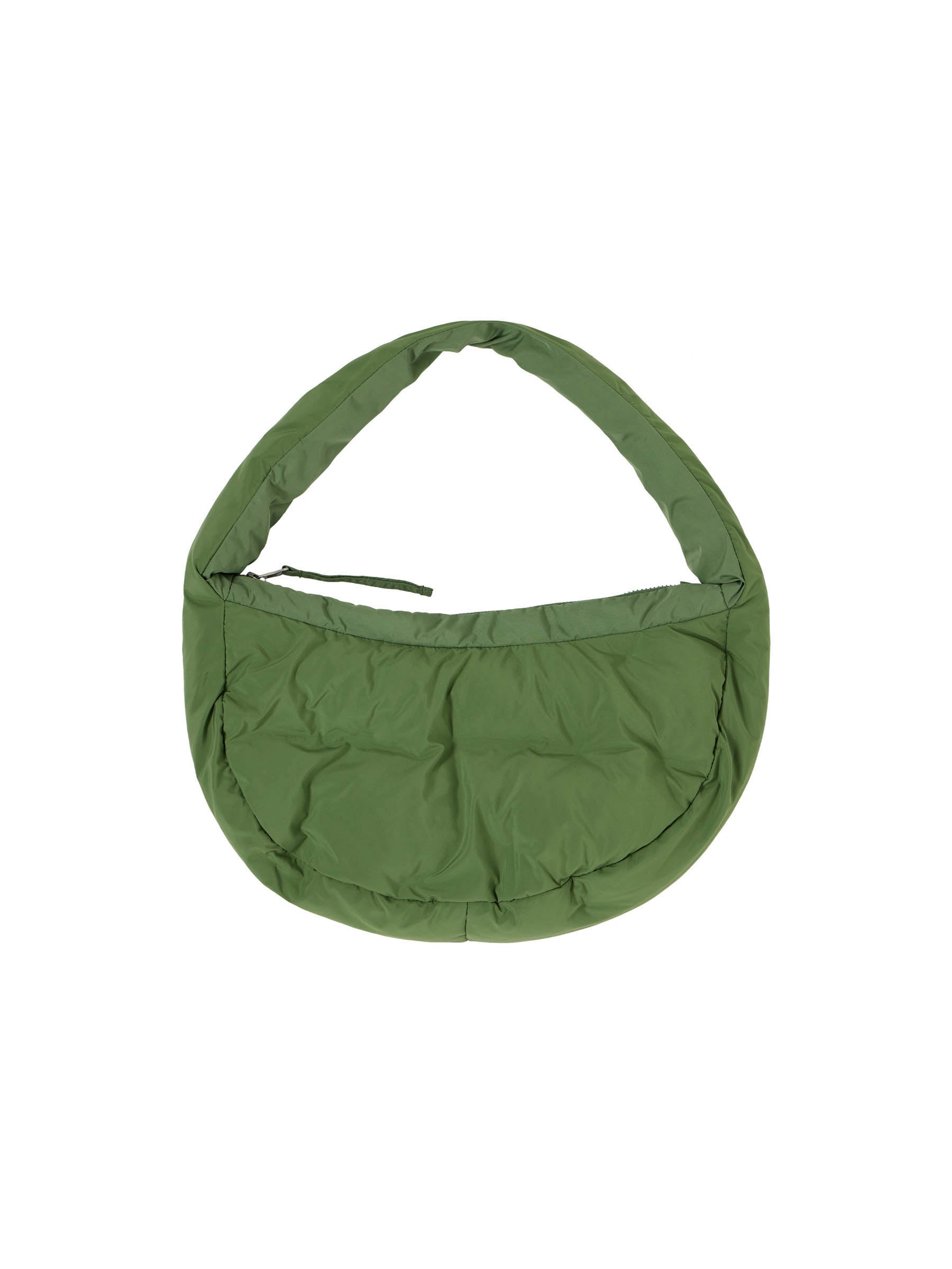 Grüne, gepolsterte Damenhandtasche