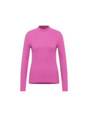 Rippenpullover GOTS - Pink