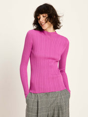 Rippenpullover GOTS - Pink