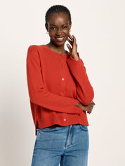Boxy Strickjacke GOTS