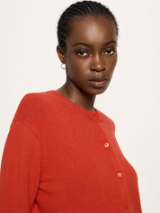 Boxy Strickjacke GOTS