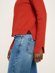 Boxy Strickjacke GOTS