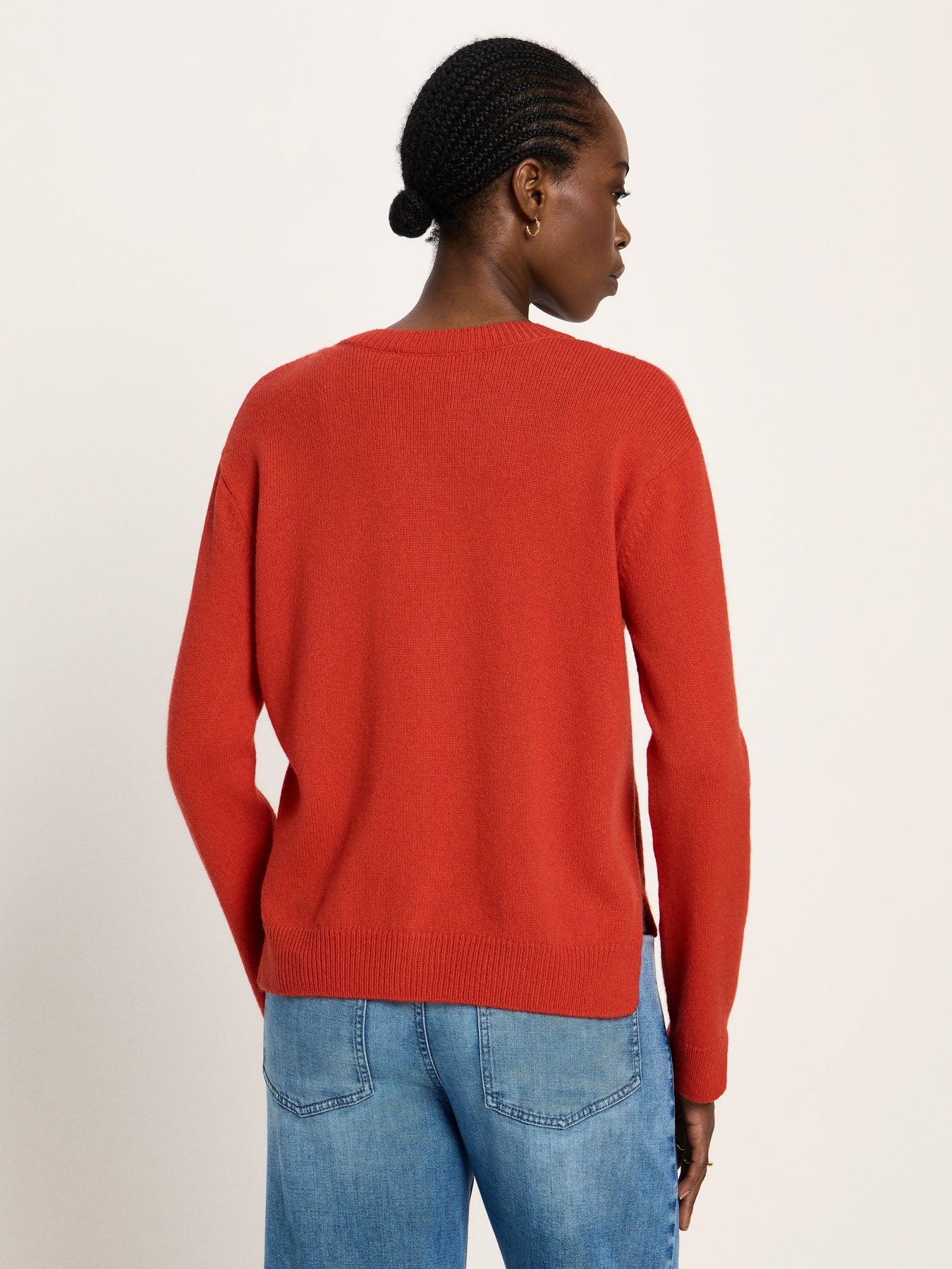 Boxy Strickjacke GOTS
