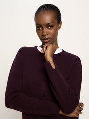 Boxy Strickjacke GOTS
