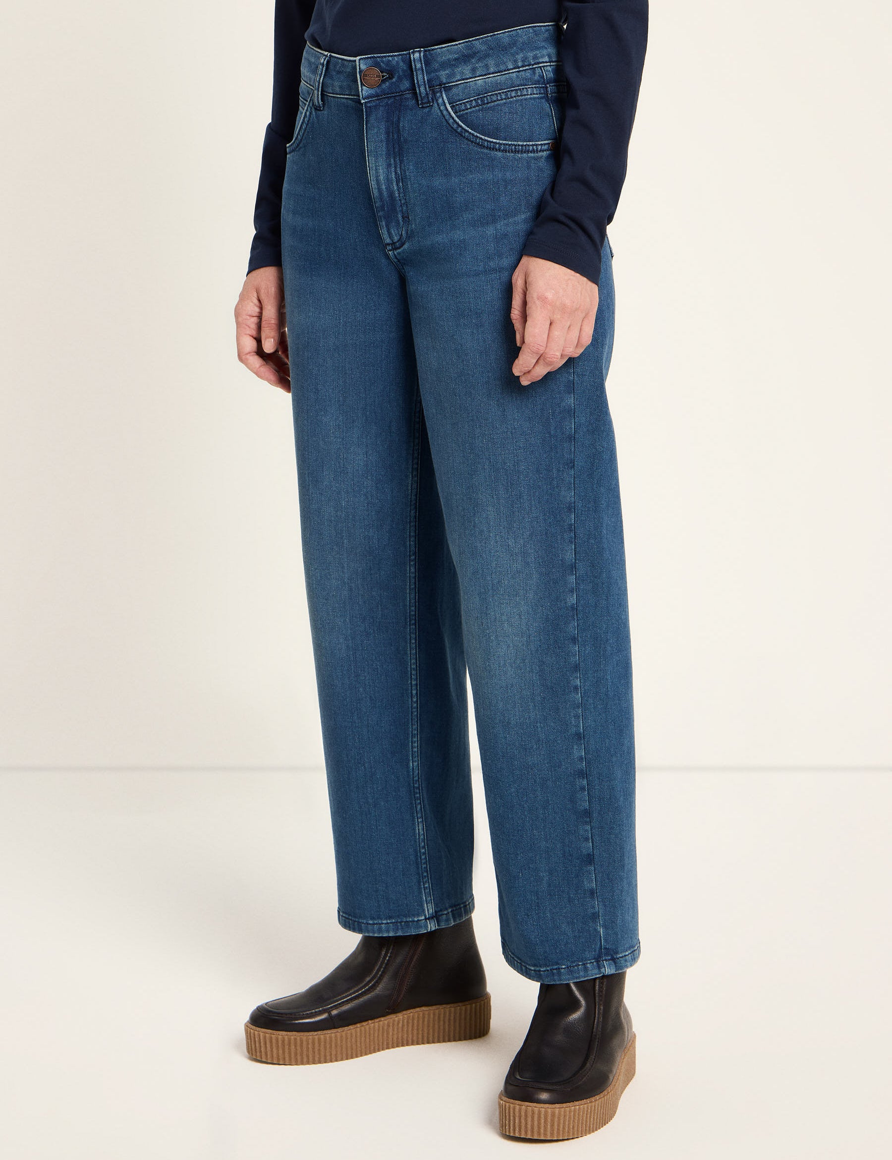Relaxed Jeans GOTS - Dark Blue Denim