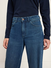 Relaxed Jeans GOTS - Dark Blue Denim