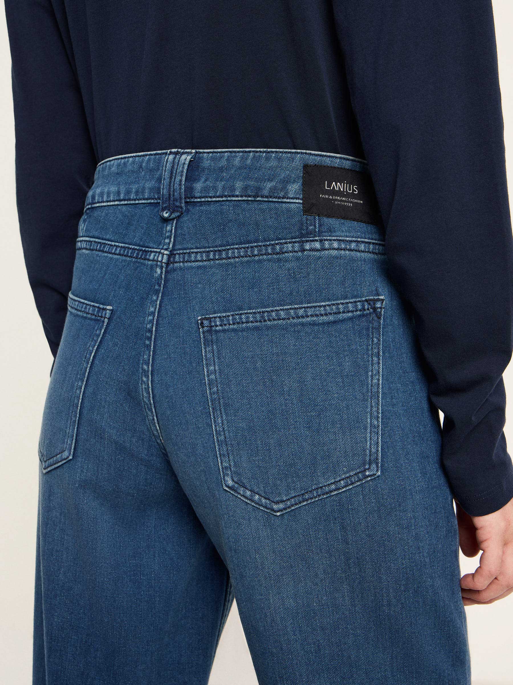 Relaxed Jeans GOTS - Dark Blue Denim