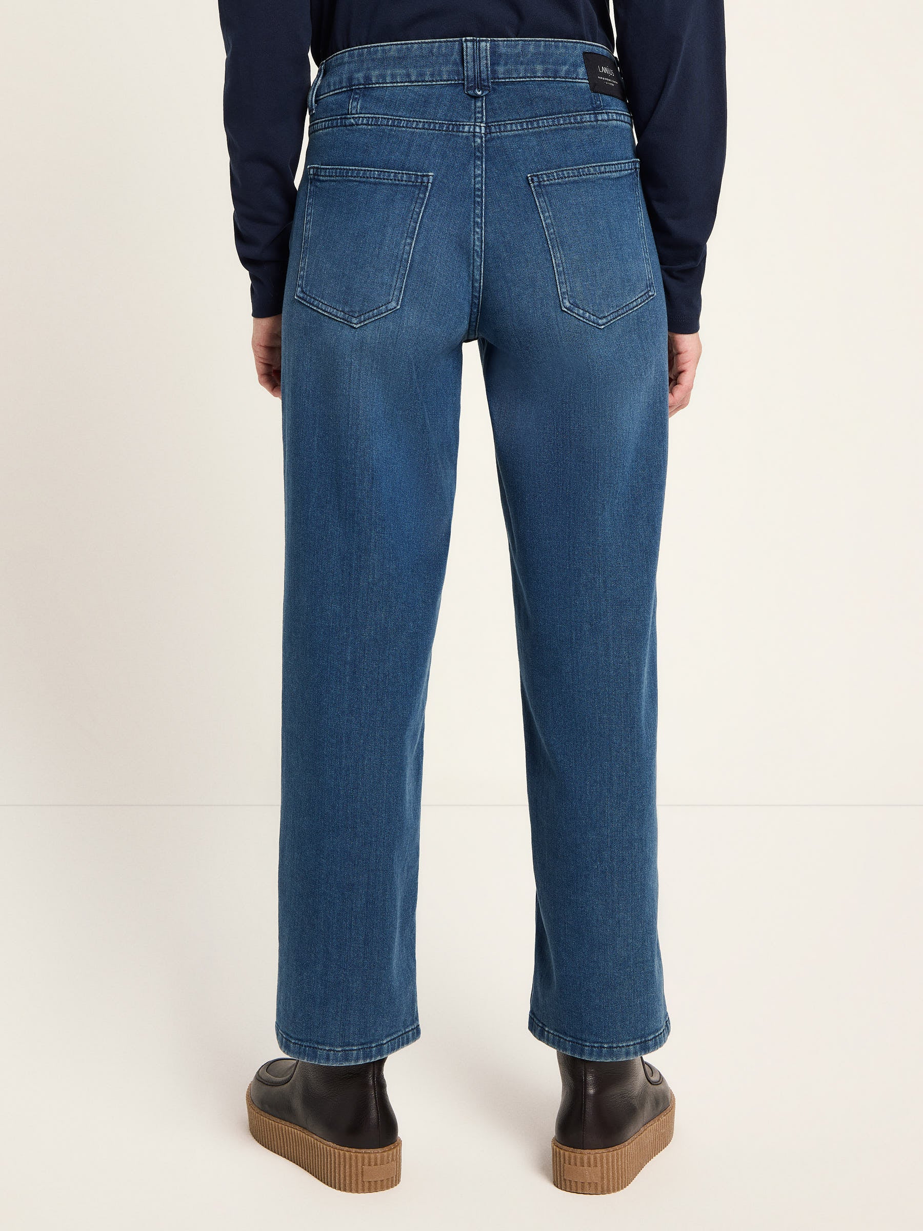 Relaxed Jeans GOTS - Dark Blue Denim