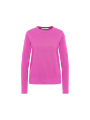 Rundhalspullover GOTS - pink