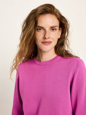 Rundhalspullover GOTS - pink