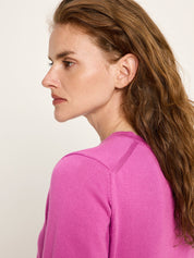 Rundhalspullover GOTS - pink