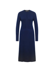 Strickkleid GOTS - Purple Blue