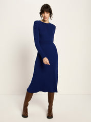 Strickkleid GOTS - Purple Blue