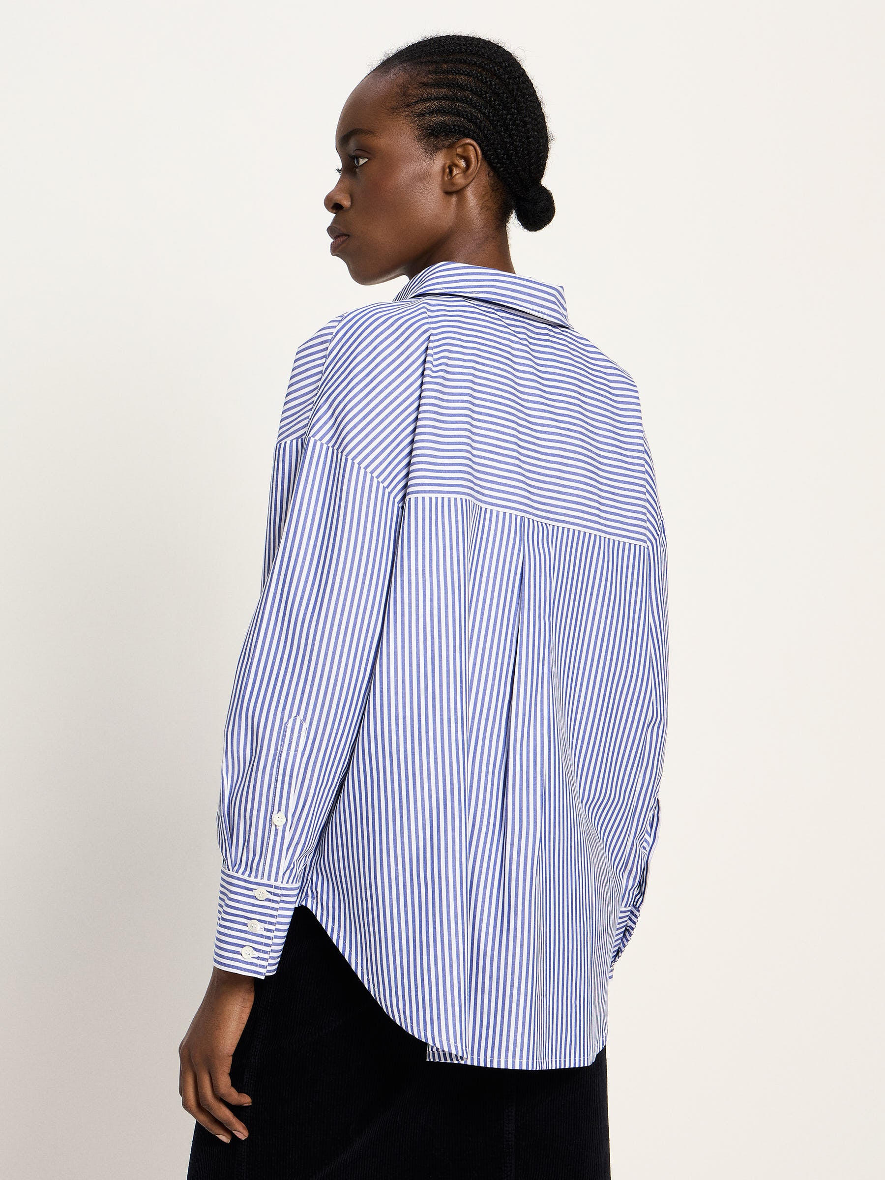 Streifenhemd OCS - Blue/Off White
