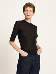 Stehkragenshirt aus TENCEL