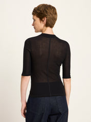 Stehkragenshirt aus TENCEL