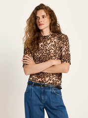 Stehkragenshirt aus TENCEL