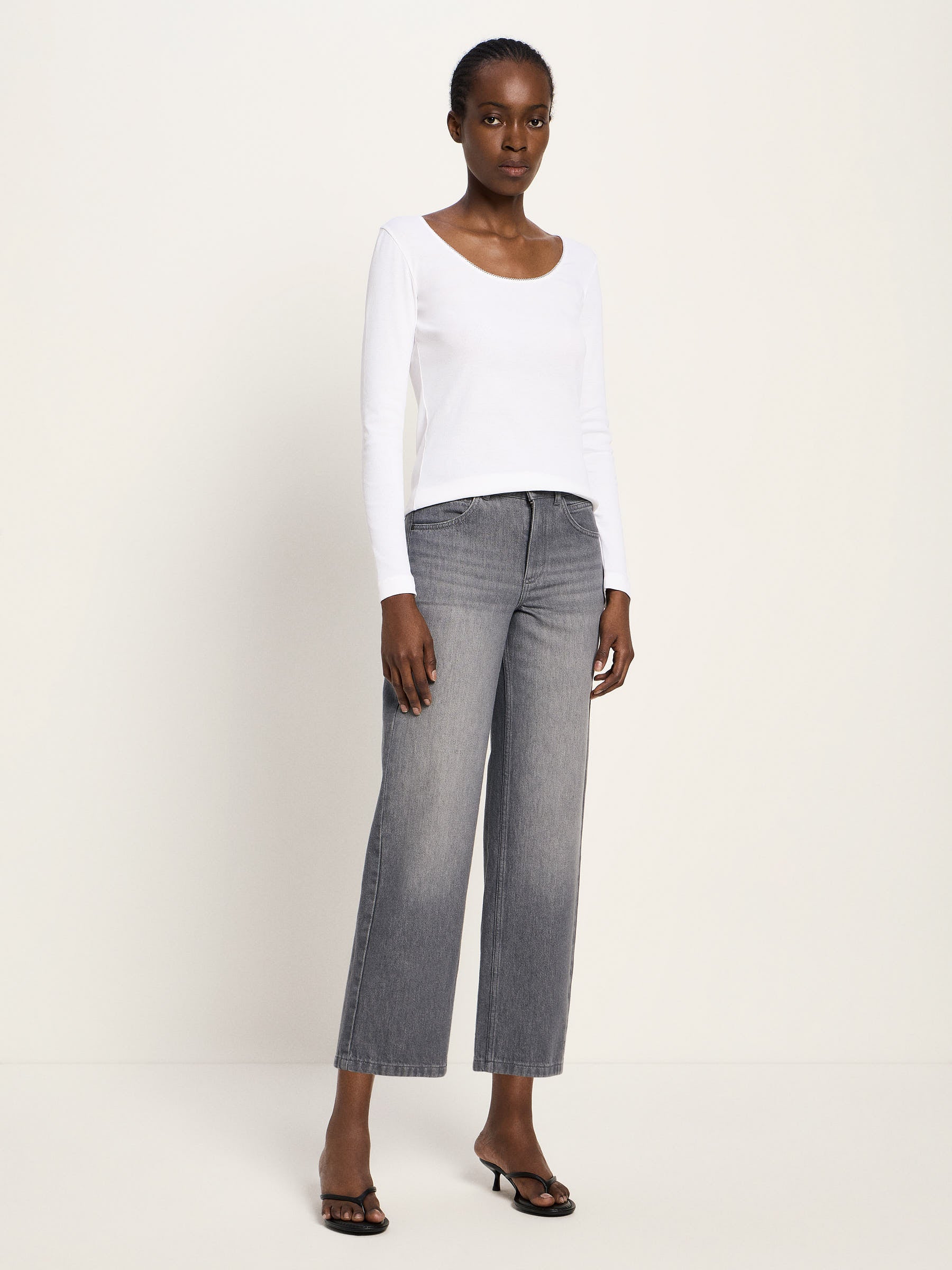 Relaxed Jeans GOTS - Dark Grey Denim