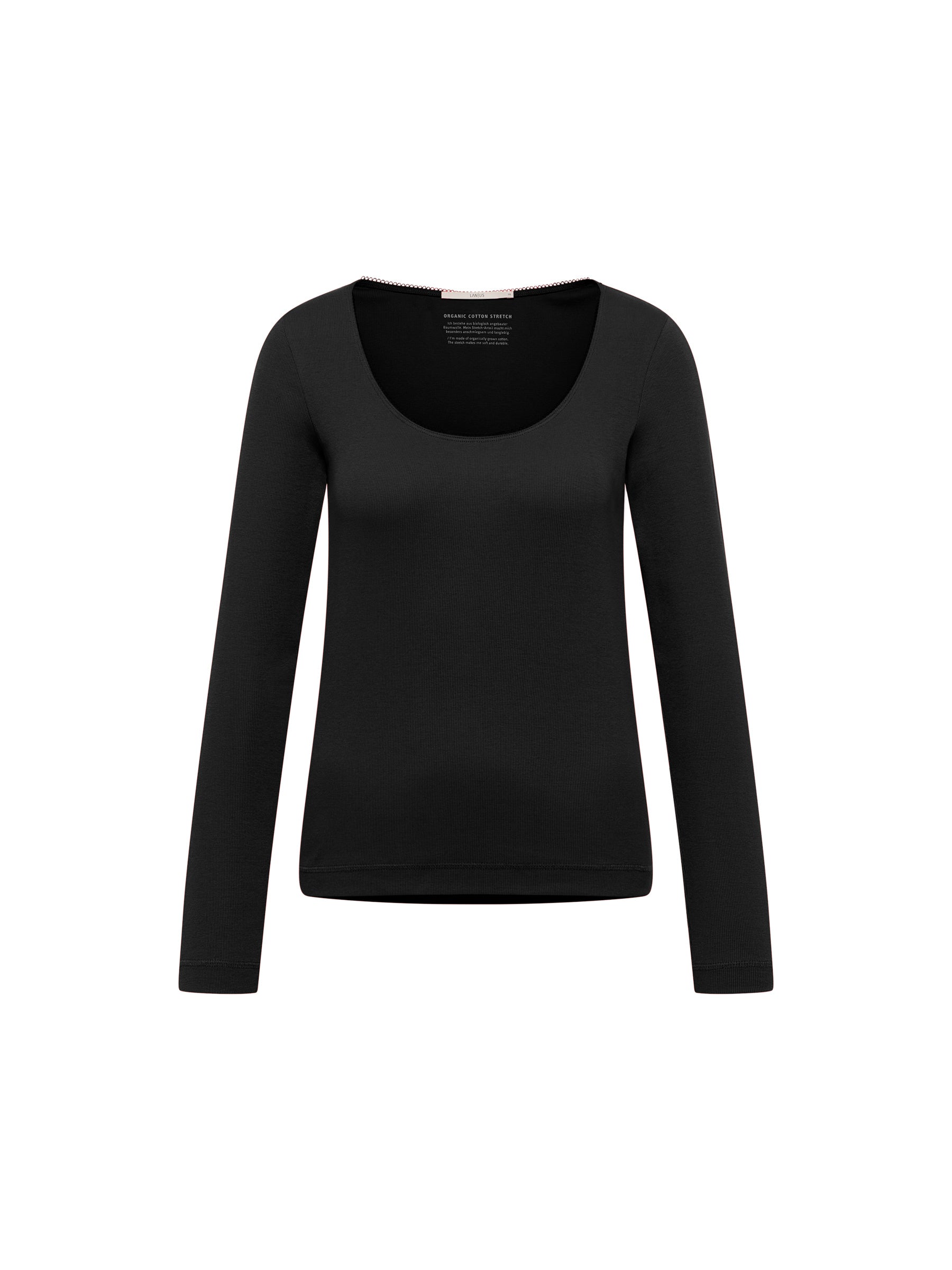 Langarmshirt GOTS - Black
