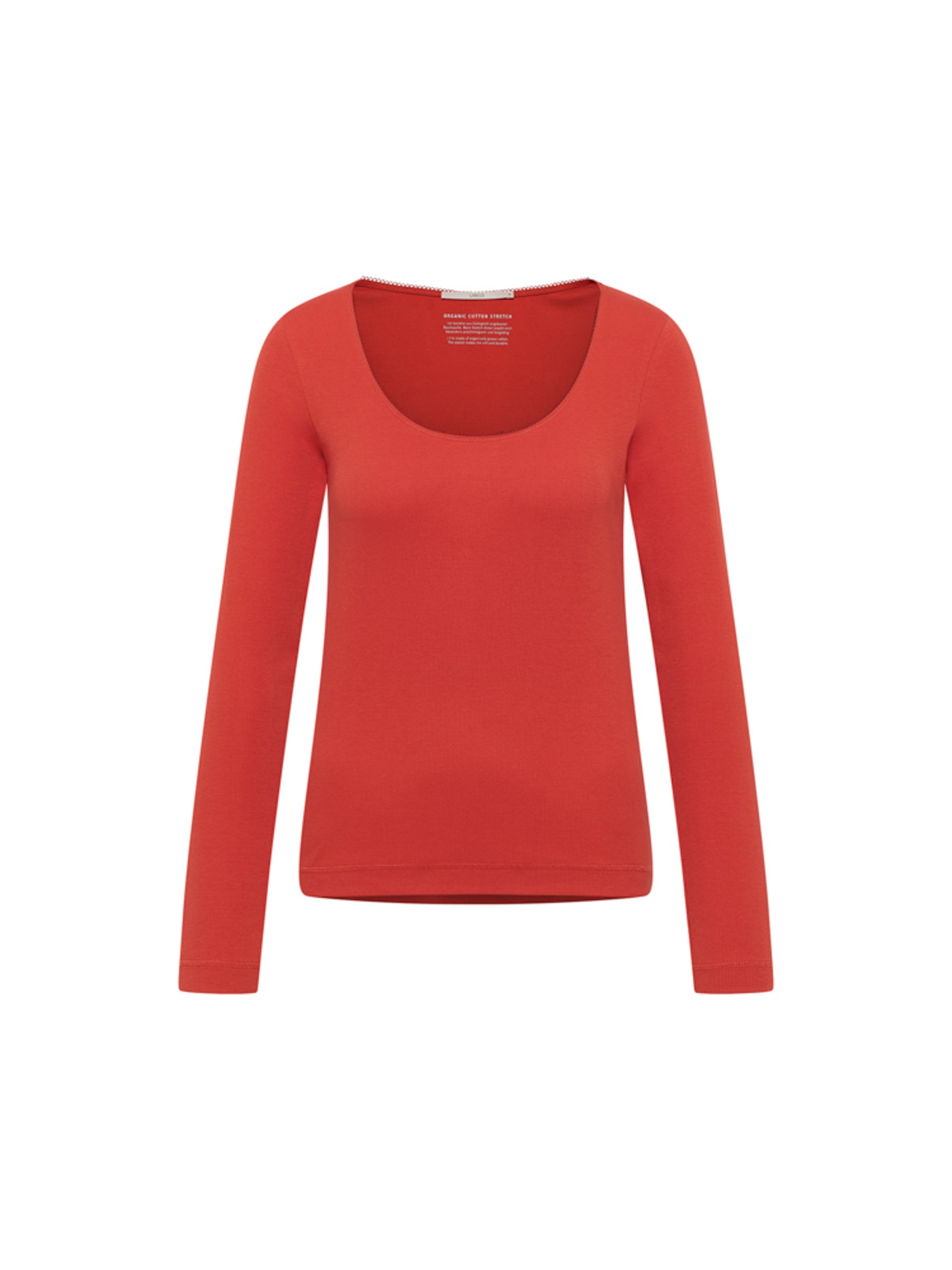 Langarmshirt GOTS - Red Alert