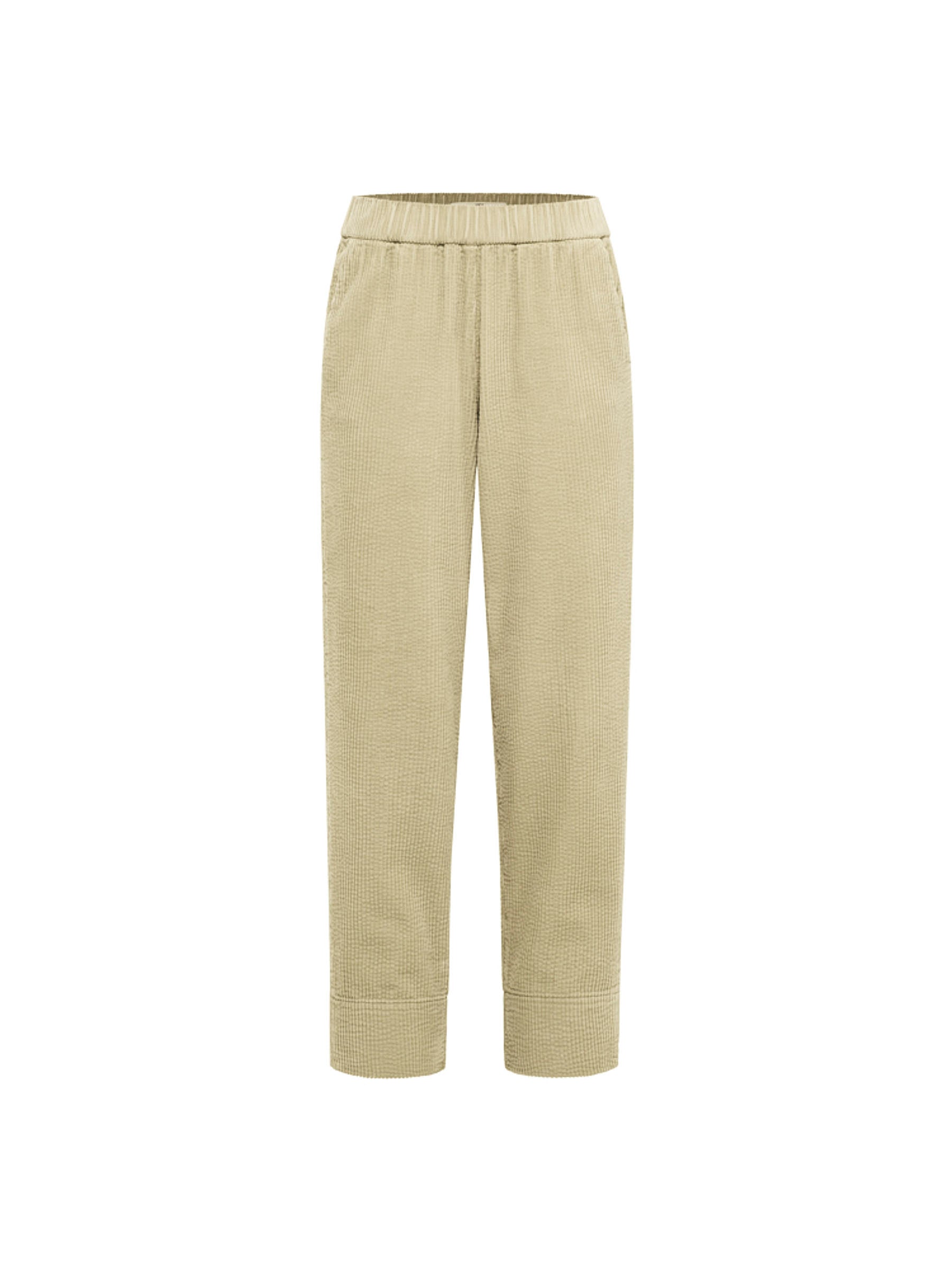 Kord Hose mit Gummizug - Dark Stone