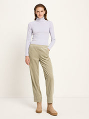 Kord Hose mit Gummizug - Dark Stone